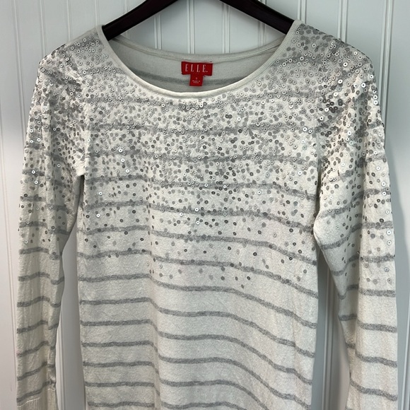 ✨ Sequin and Striped Sweater - Picture 6 of 6